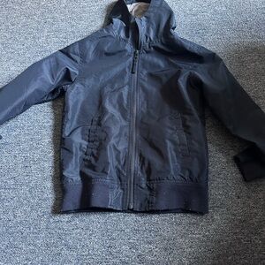 Place Kids Hooded Raincoat in Dark Navy